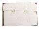 Комплект постельного белья " Lucca" кремовий, ранфорс жаккард 200x220 см +4н.50x70 см