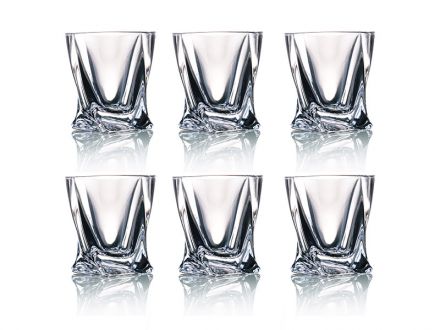 Цена: Набор стаканов для виски квадро "Crystalite" 6шт