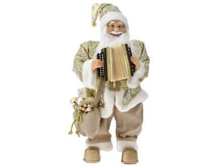 Цена: Рождественский декоративный санта клаус с музыкой, 60см