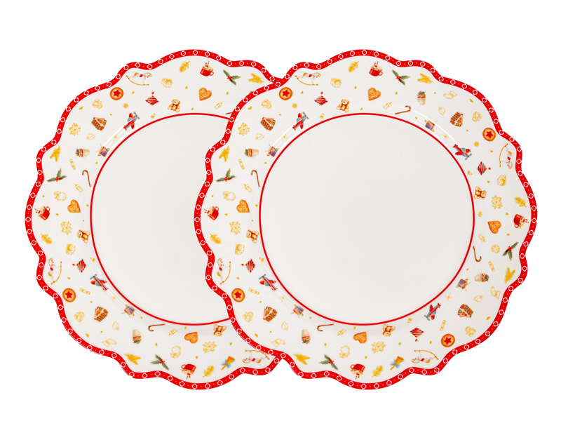 Набор тарелок подставных из 2х шт "Christmas delight" 28см