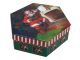 Набір куль новорічних Санта, у подарунковій коробці ,7 шт, 75 мм
