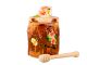 Набір для меду з паличкою "Квітковий мед", 12х12х14 см