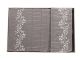 Комплект постельного белья "Etta grаy" бамбук сатин с вышивкой евро 200х220 см +4 н.50х70 см