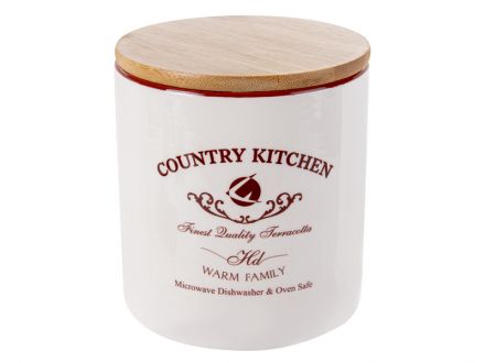 Цена: Банка для сыпучих продуктов "Country kitchen" 620мл 10x11см