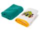 Набор полотенец махровых кухонных с вышивкой "Сhristmas penguins" зеленый 40x60 см (2 шт)