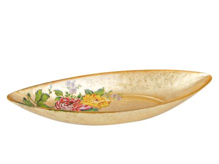Цена: Декоративное блюдо овальное "Басик" 30х11см