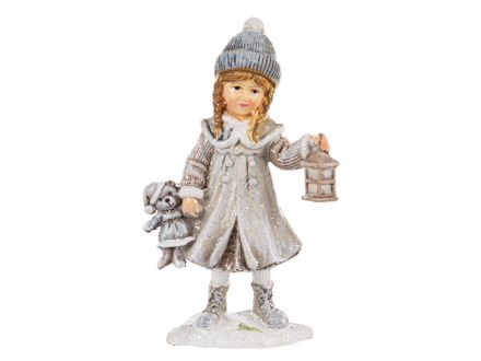 Ціна: Фігурка декоративна Дівчинка з ліхтариком 12,5СМ