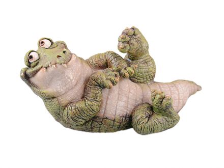Ціна: Фігурка декоративна Грайливий крокодил, 12 см