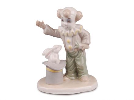 Ціна: Фігурка декоративна Клоун з кроликом, 14 см