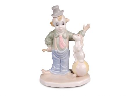 Ціна: Фігурка декоративна Клоун з собакою, 16 см