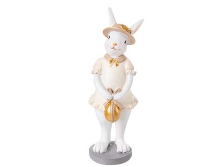 Ціна: Фігурка декоративна Кролик у сукні 5,5x5,5x15см