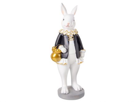 Ціна: Фігурка декоративна Кролик з кошиком 7x7x20,5 см