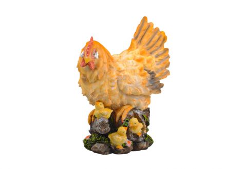 Ціна: Фігурка декоративна Курка з курчам 28 см