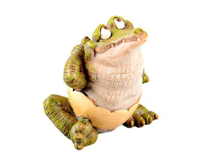 Ціна: Фігурка декоративна Маленький крокодил, 10 см