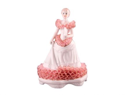 Ціна: Фігурка декоративна Маркіза рож. 28 см