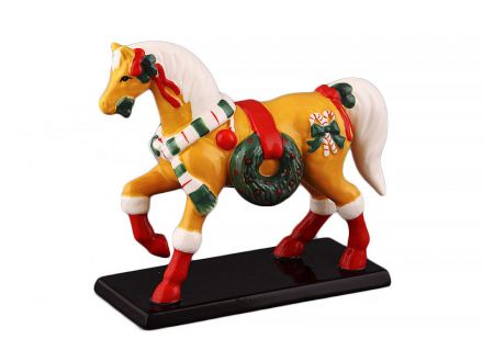 Ціна: Фігурка декоративна Святковий кінь 7,5х17х16 см