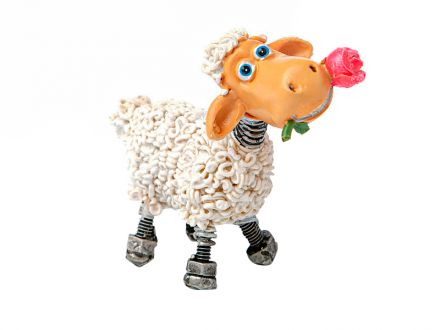 Ціна: Фігурка декоративна Вівця 8х3х7 см