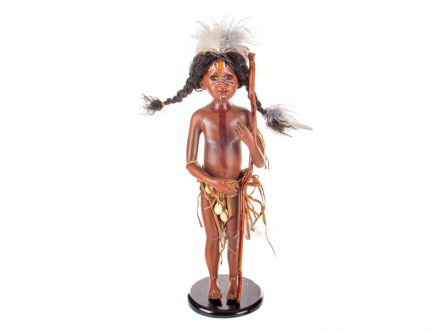 Цена: Кукла девушка абориген 30см