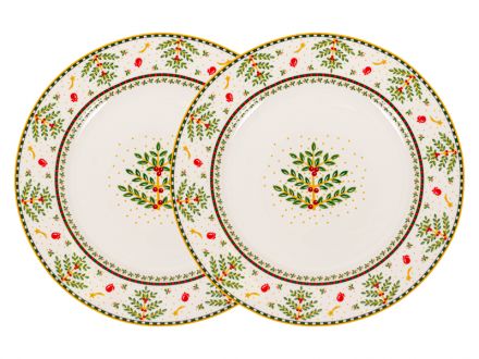 Ціна: Набір з 2-х тарілок Різдвяна колекція 19см