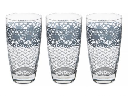 Ціна: Набір з 3-х склянок Макраме Аззуро 400 мл.