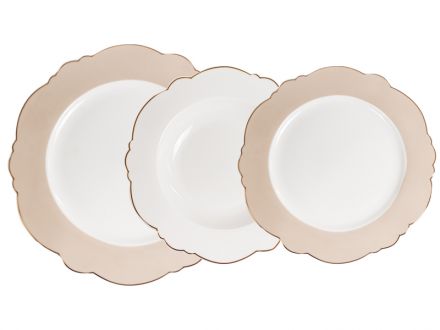 Цена: Набор посуды 6 пр( 2 тарелки 26 см, 2 тарелки 22 см, 2 тарелки 20 см)