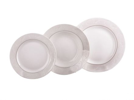 Цена: Набор тарелок "Нежное кружево" 18 предметов