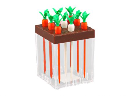 Цена: Набор зубочисток на подставке "Морковь" 10 предметов
