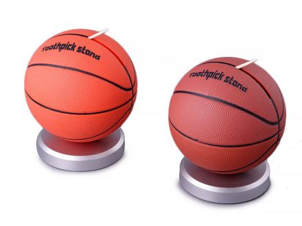 Цена: Подставка для зубочисток "Баскетбол" 8х8х10см в ассортименте
