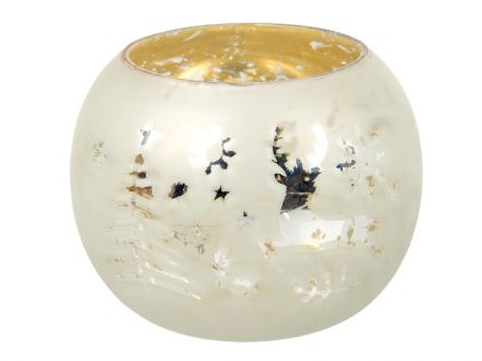 Ціна: Скляний свічник декоративний 9x12см