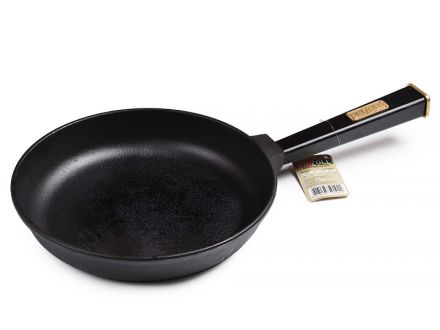 Ціна: Сковорода чавунна ТМ BRIZOLL 220х42,5 мм з ручкою Optima-Black