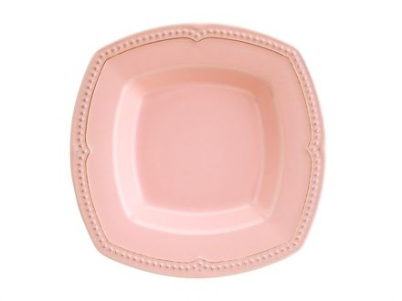 Цена: Тарелка глубокая "Алия" 24см розовая